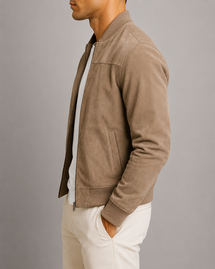 Veste bomber classique pour homme style urbain léger