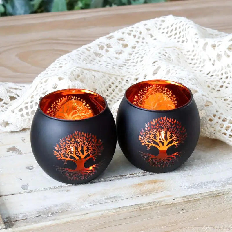 GlowRoot - Support de bougie Arbre de Vie
