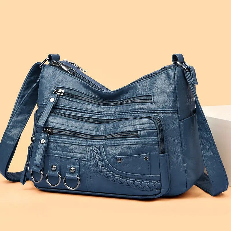 Olivia™ Vintage Charm | Sac à main zippé Luxe Doux