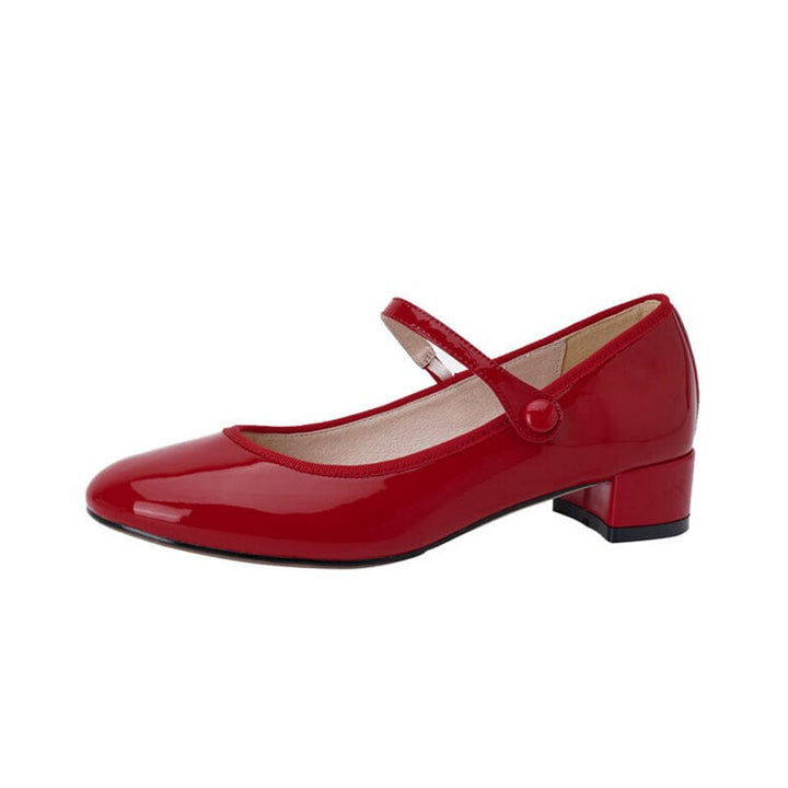 Mary-Jane™| Livy Cuir Mary Janes