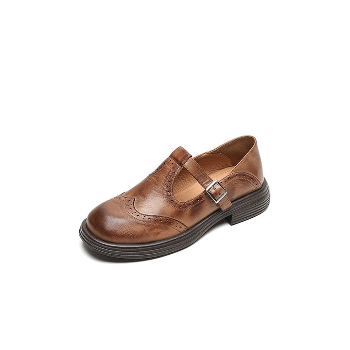 Mary-Jane™ | Risla Leren Mary Janes