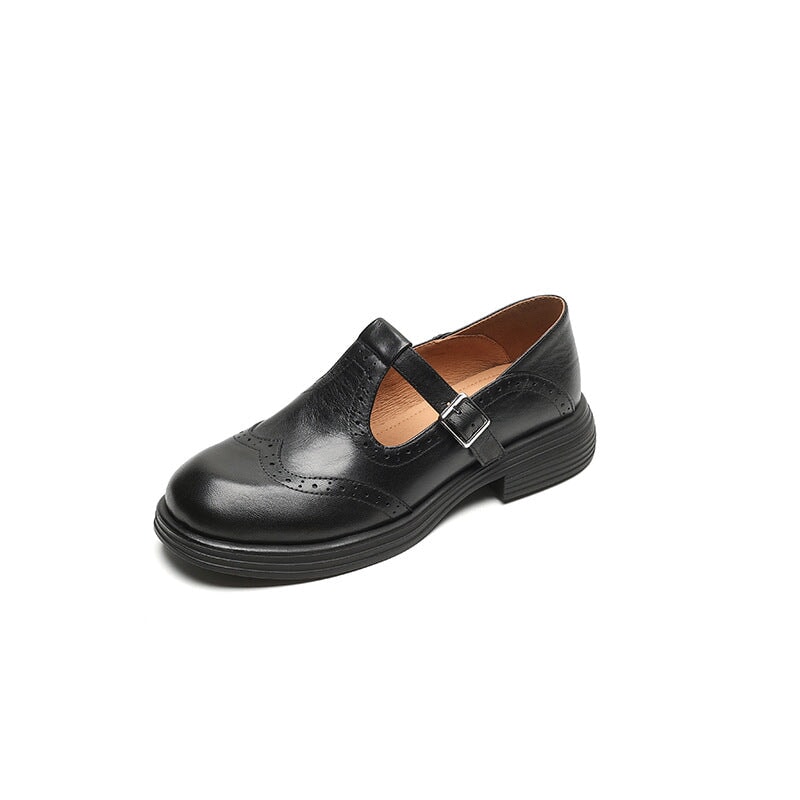 Mary-Jane™ | Risla Leren Mary Janes