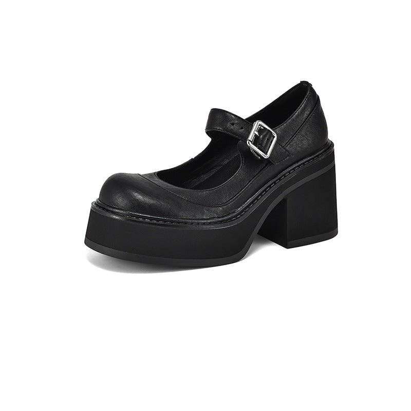 Mary-Jane™| Escarpins Pela en Cuir