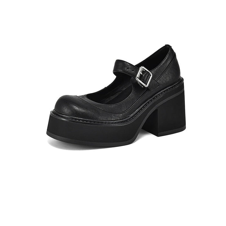 Mary-Jane™| Escarpins Pela en Cuir
