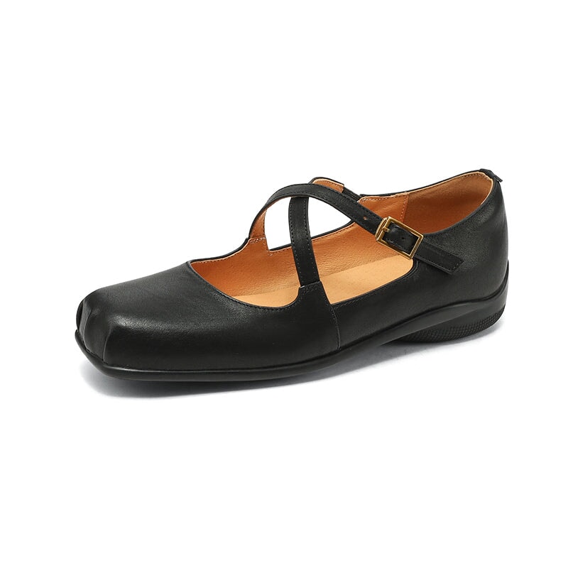 Mary-Jane™| Edith Cuir Mary Janes