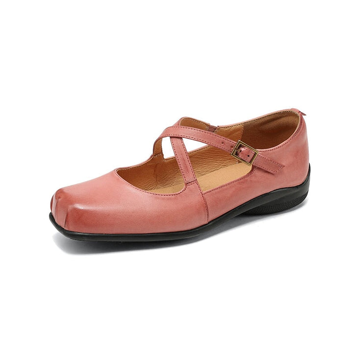 Mary-Jane™| Edith Cuir Mary Janes