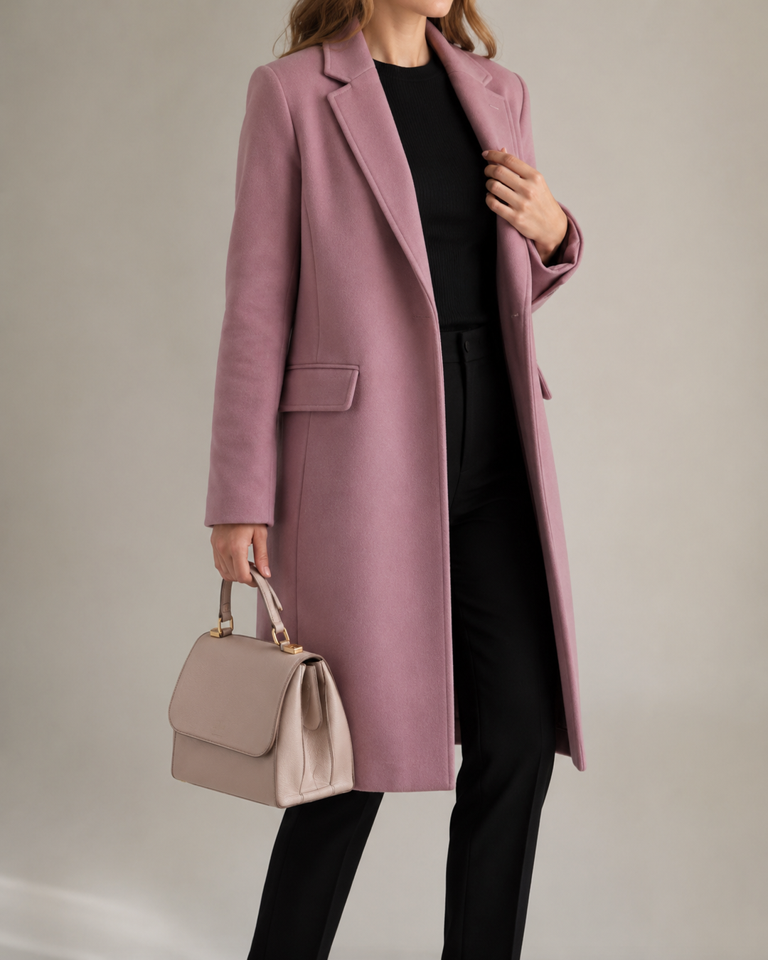 Blazer femme laine mélangée coupe structurée élégant bureau mariage