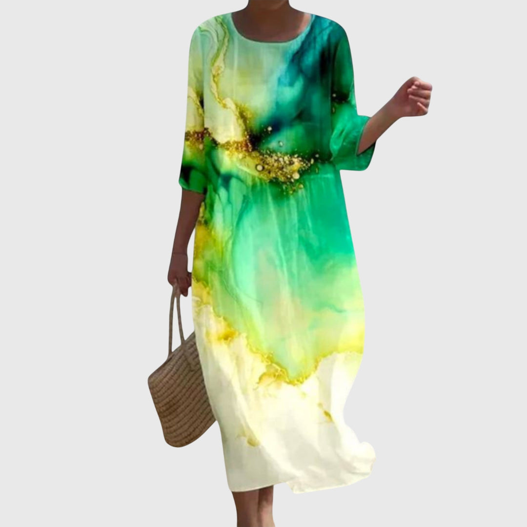 Hayley™ | Robe Maxi Fleurie Élégante