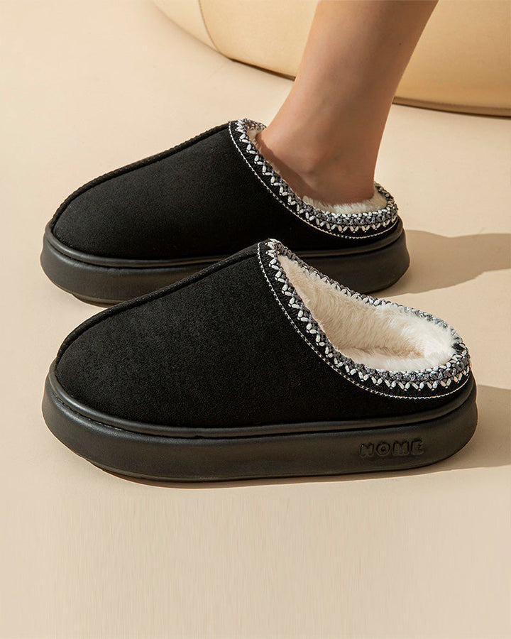Chaussons en coton léger et antidérapants