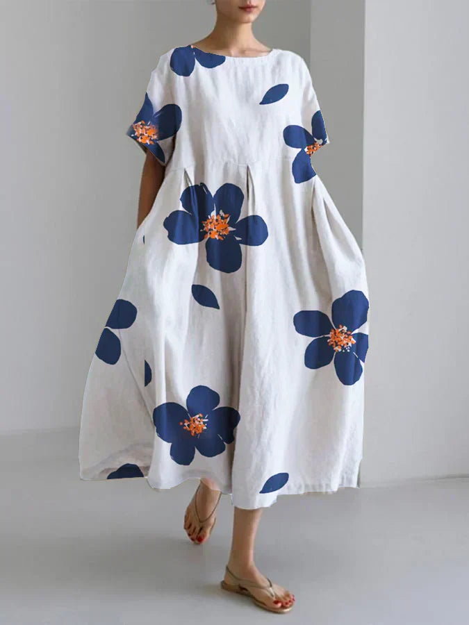 Caterina – Robe Vive en Viscose d’Été