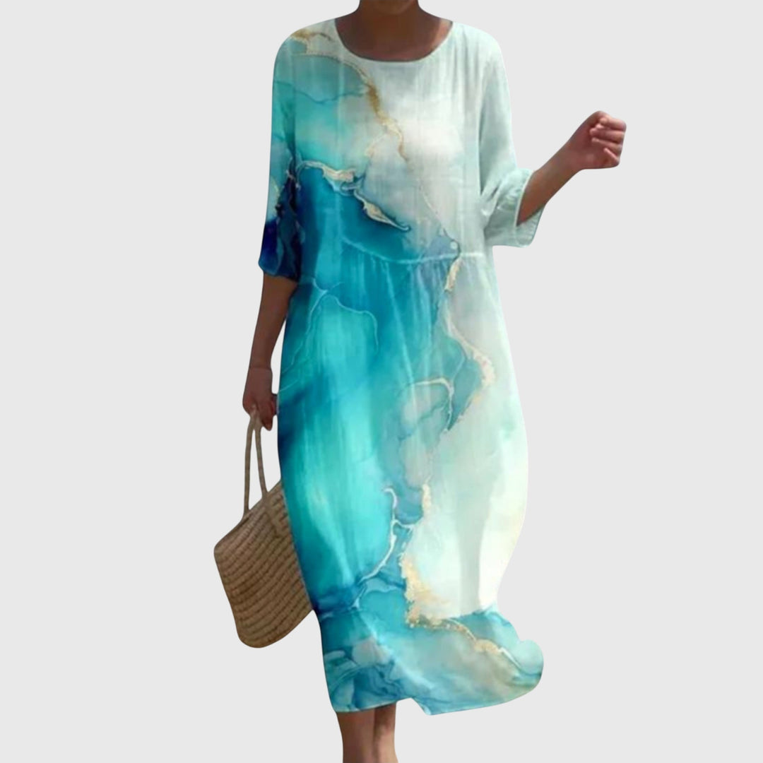 Hayley™ | Robe Maxi Fleurie Élégante