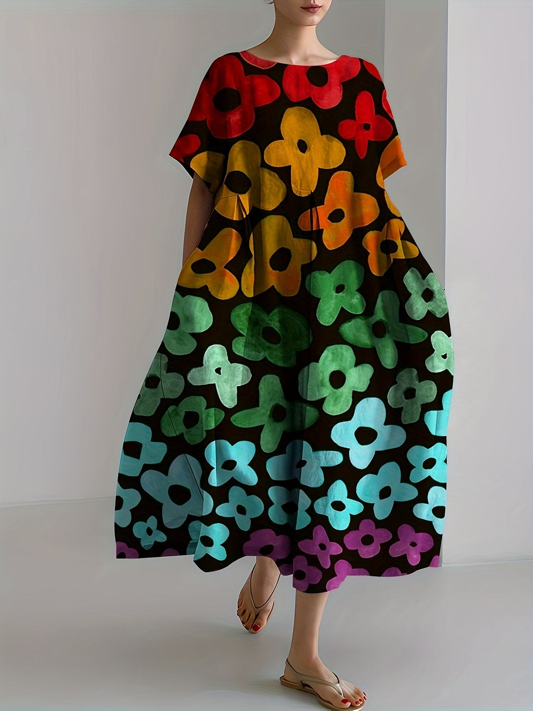 Meral - Robe Jardin Arc-en-Ciel