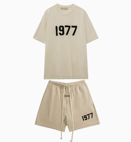 Ensemble Unisexe 2 Pièces T-Shirt et Short Coupe Décontractée – Sigismond