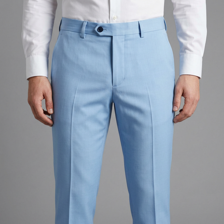 Costume homme trois pièces coupe ajustée mariage élégant