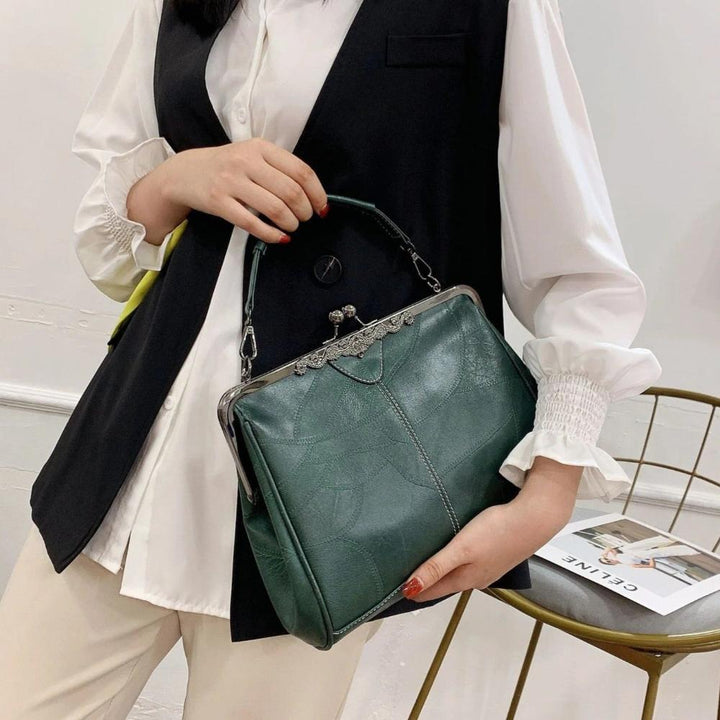 Sac à main vintage à fermoir | Dernier jour 80% de réduction !