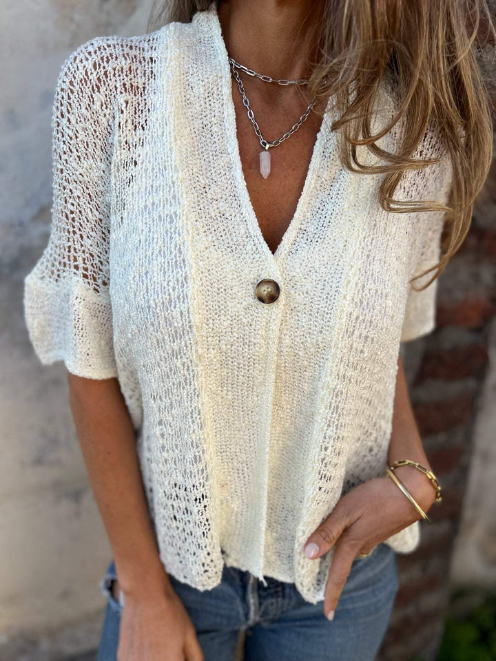 Ivonie™ | Haut Texturé Élégant