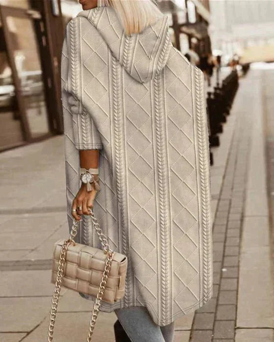Jelone - Long Hooded Cardigan