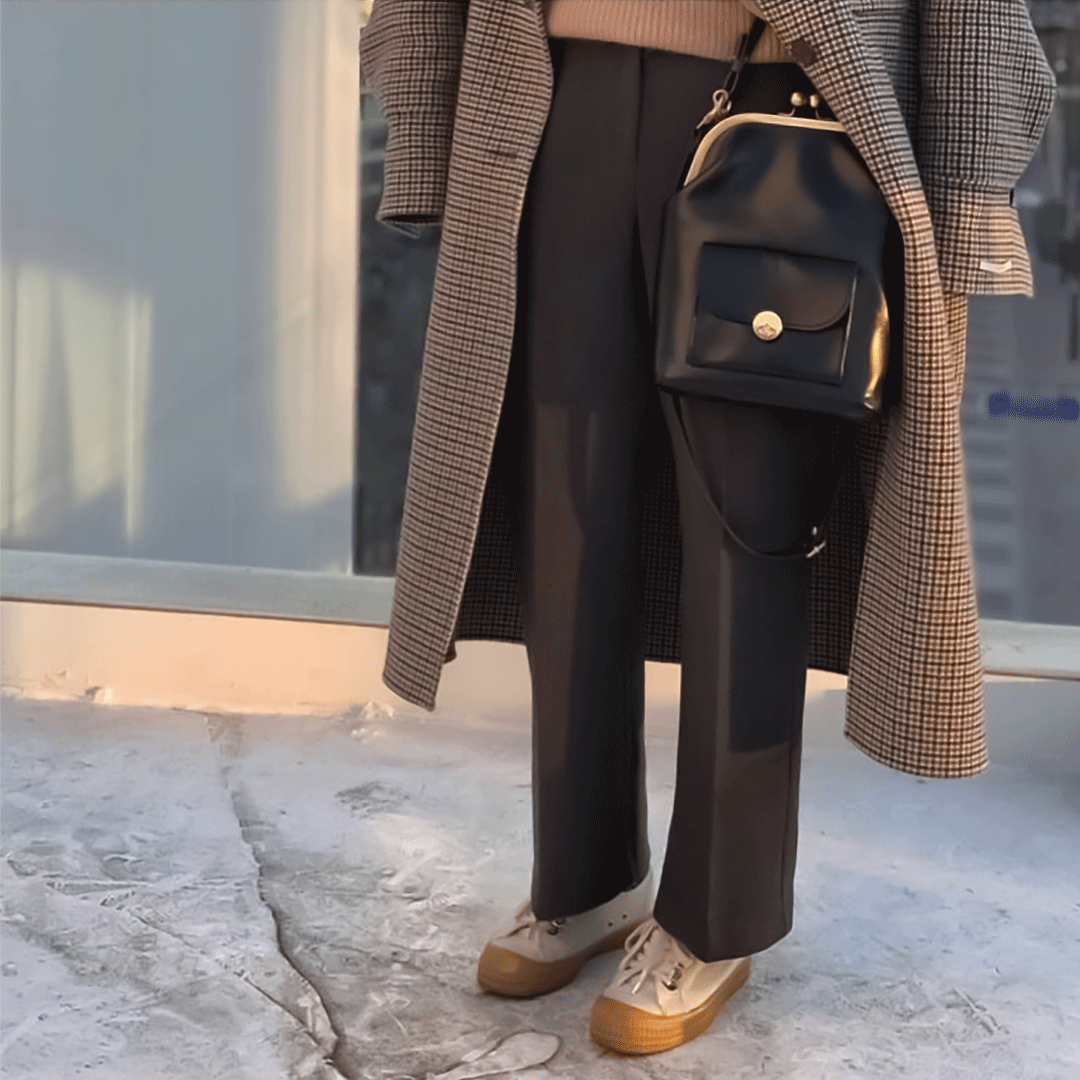 Sac Vintage à Fermeture Bascule - Essentiel Rétro Chic de Grace | Dernier jour 80% de réduction !