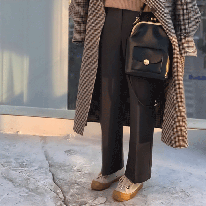 Sac Vintage à Fermeture Bascule - Essentiel Rétro Chic de Grace | Dernier jour 80% de réduction !