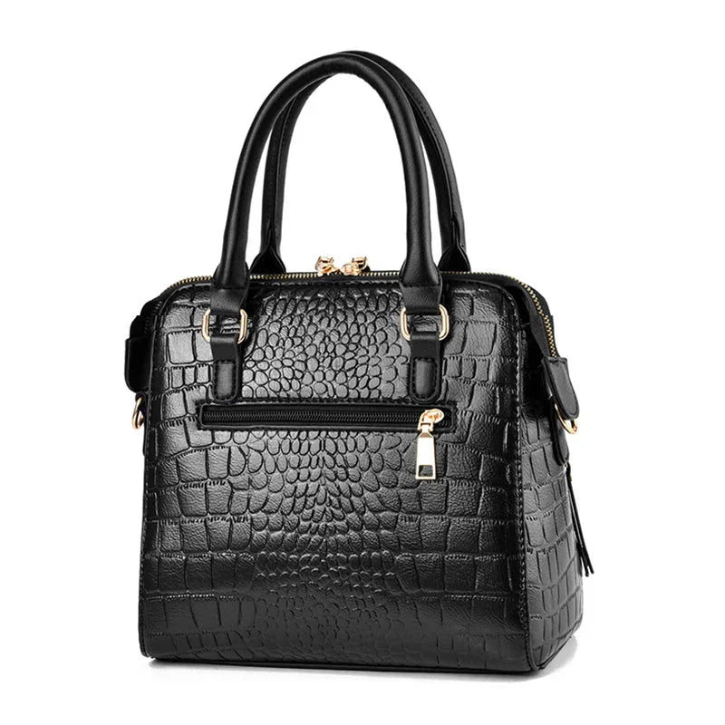 Noora™ | Sac en cuir à motif crocodile