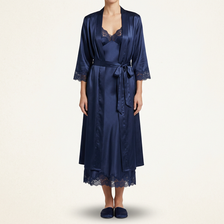 Ensemble pyjama femme en soie usage détente quotidien