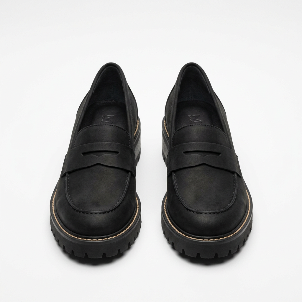 Mocassins femme orthopédiques élégants confort cuir à enfiler
