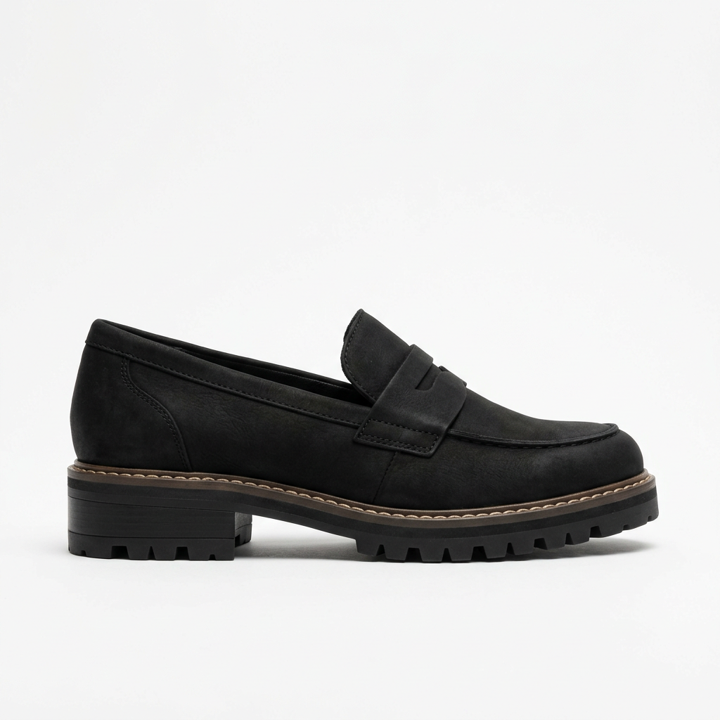 Mocassins femme orthopédiques élégants confort cuir à enfiler