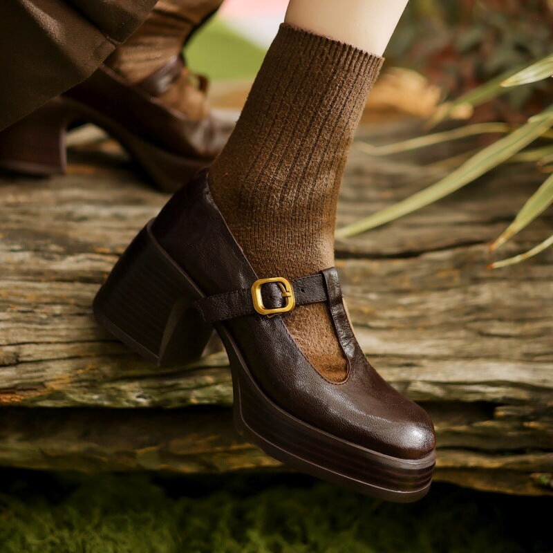 Mary-Jane™| Ciala Élégante Mary Janes