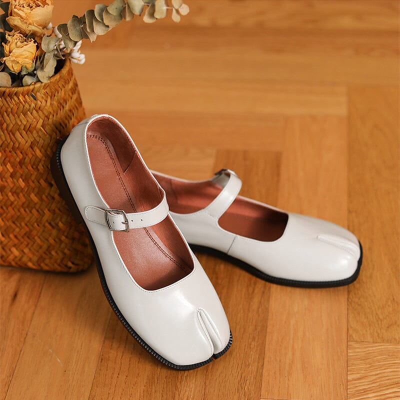 Mary-Jane™| Martha Cuir Mary Janes