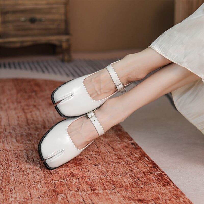 Mary-Jane™| Martha Cuir Mary Janes