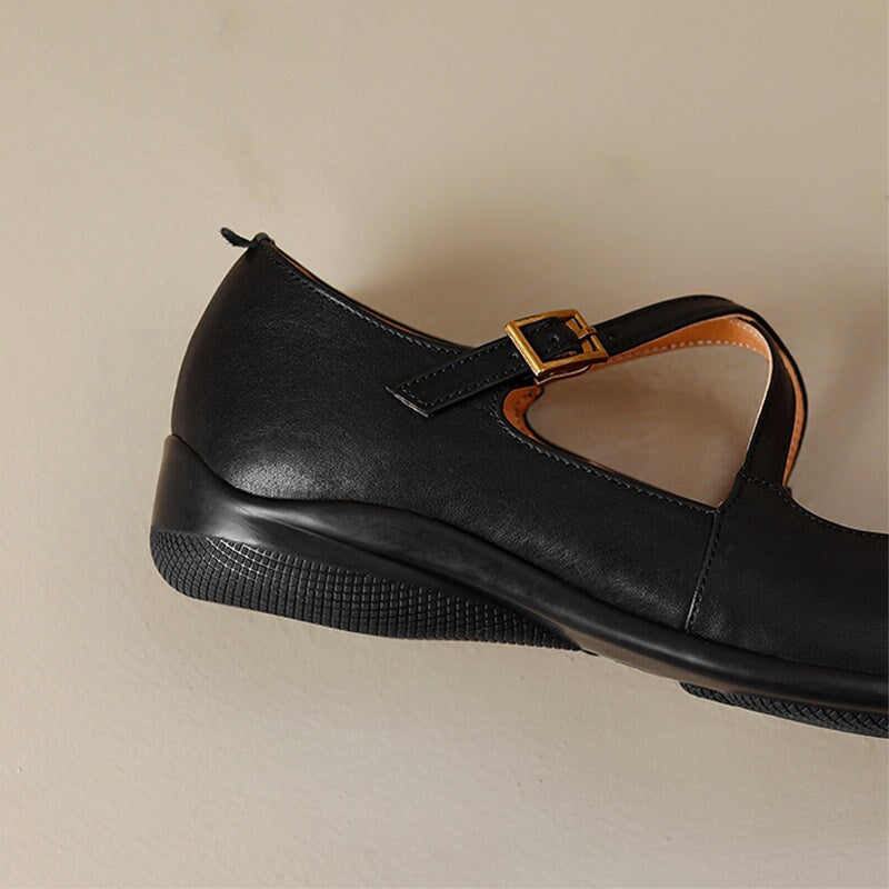 Mary-Jane™| Edith Cuir Mary Janes