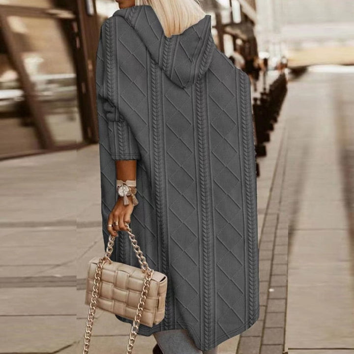 Jelone - Long Hooded Cardigan