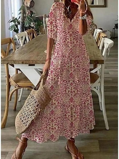 Luna | Moeiteloos Boho-jurk met flatterende snit